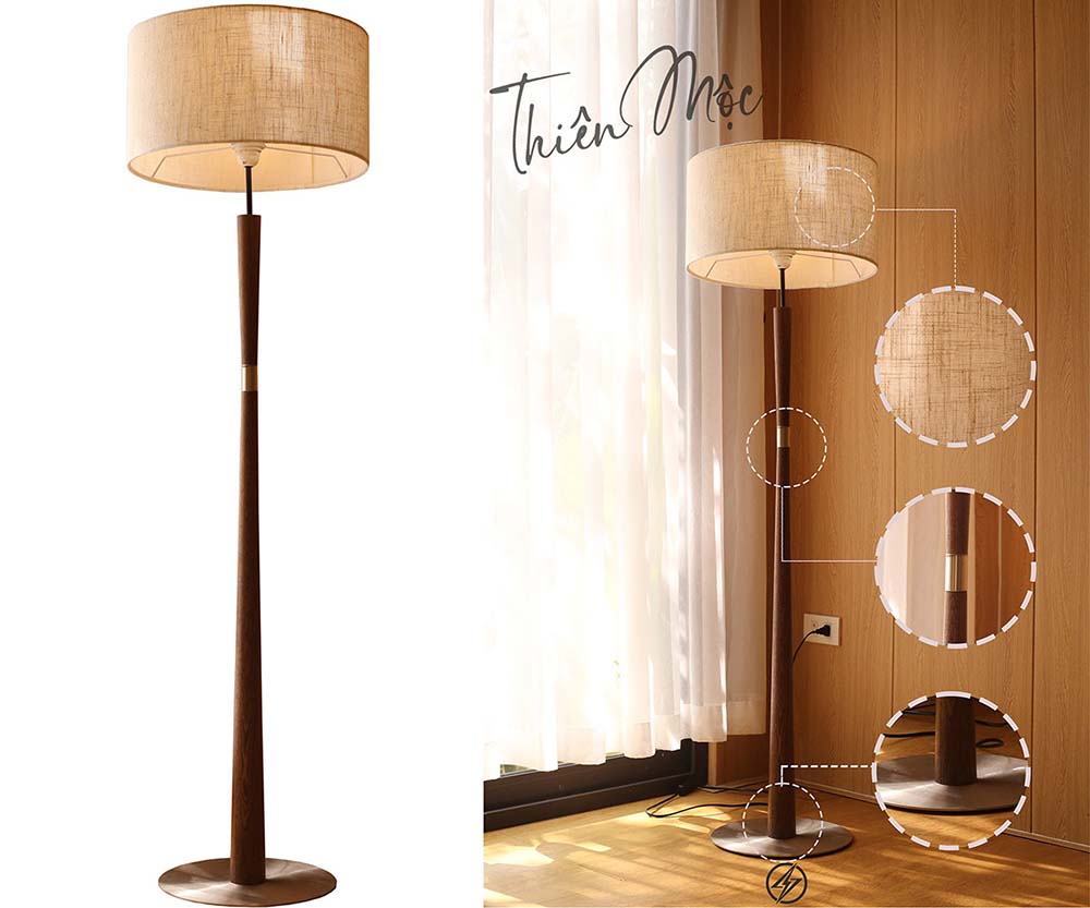 cận cảnh cấu tạo đèn cây